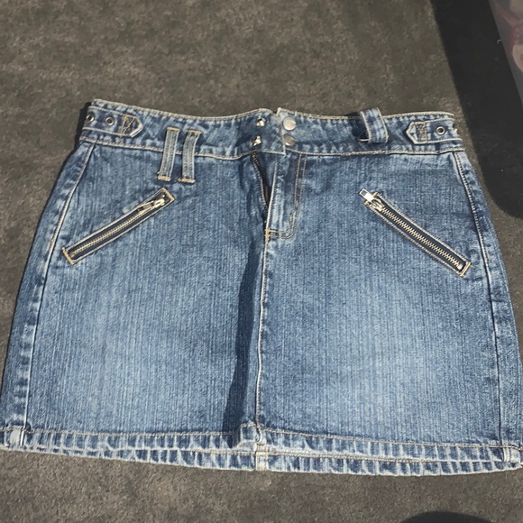 Vintage Jean Skirt - Picture 1 of 3